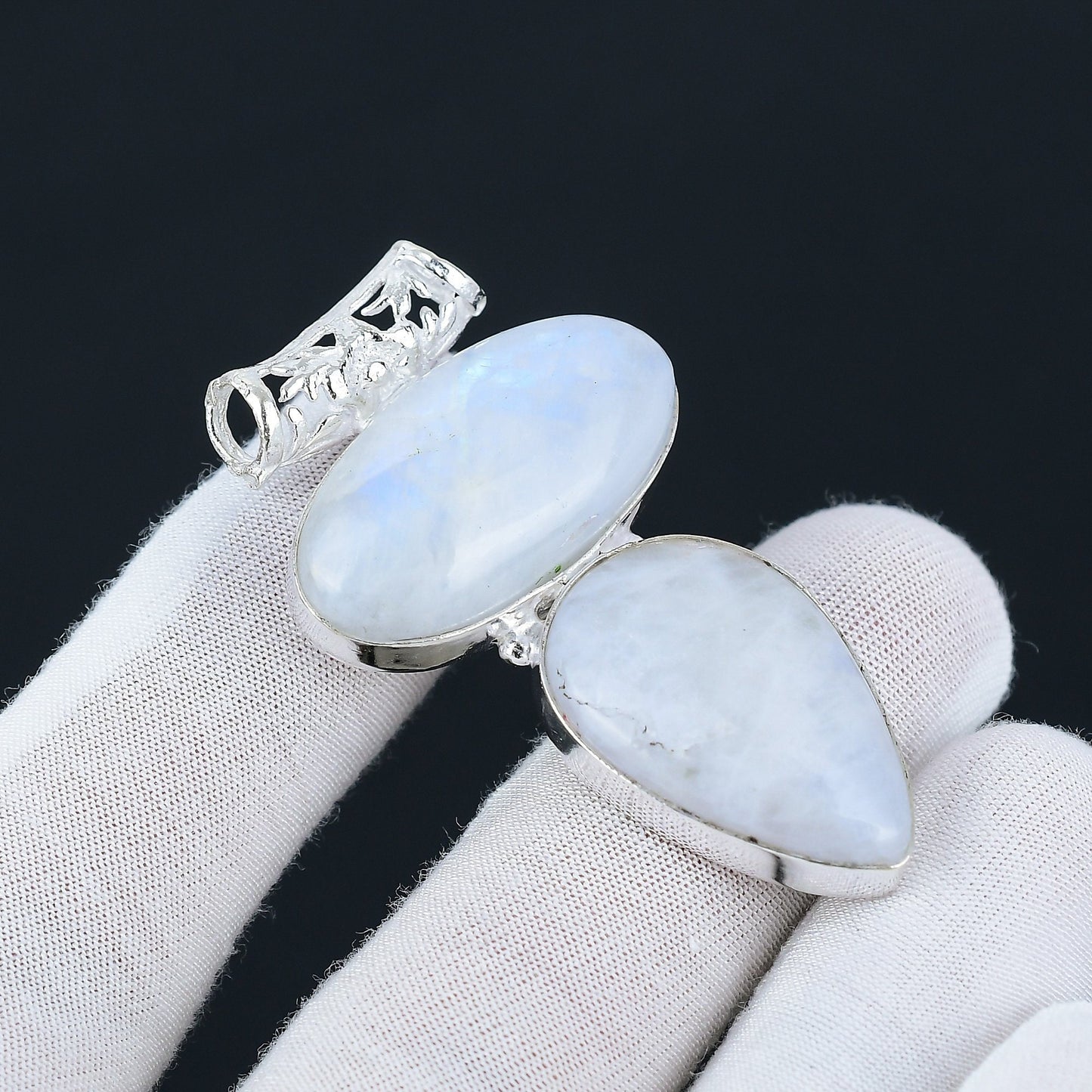 Rainbow Moonstone Gemstone Pendant
