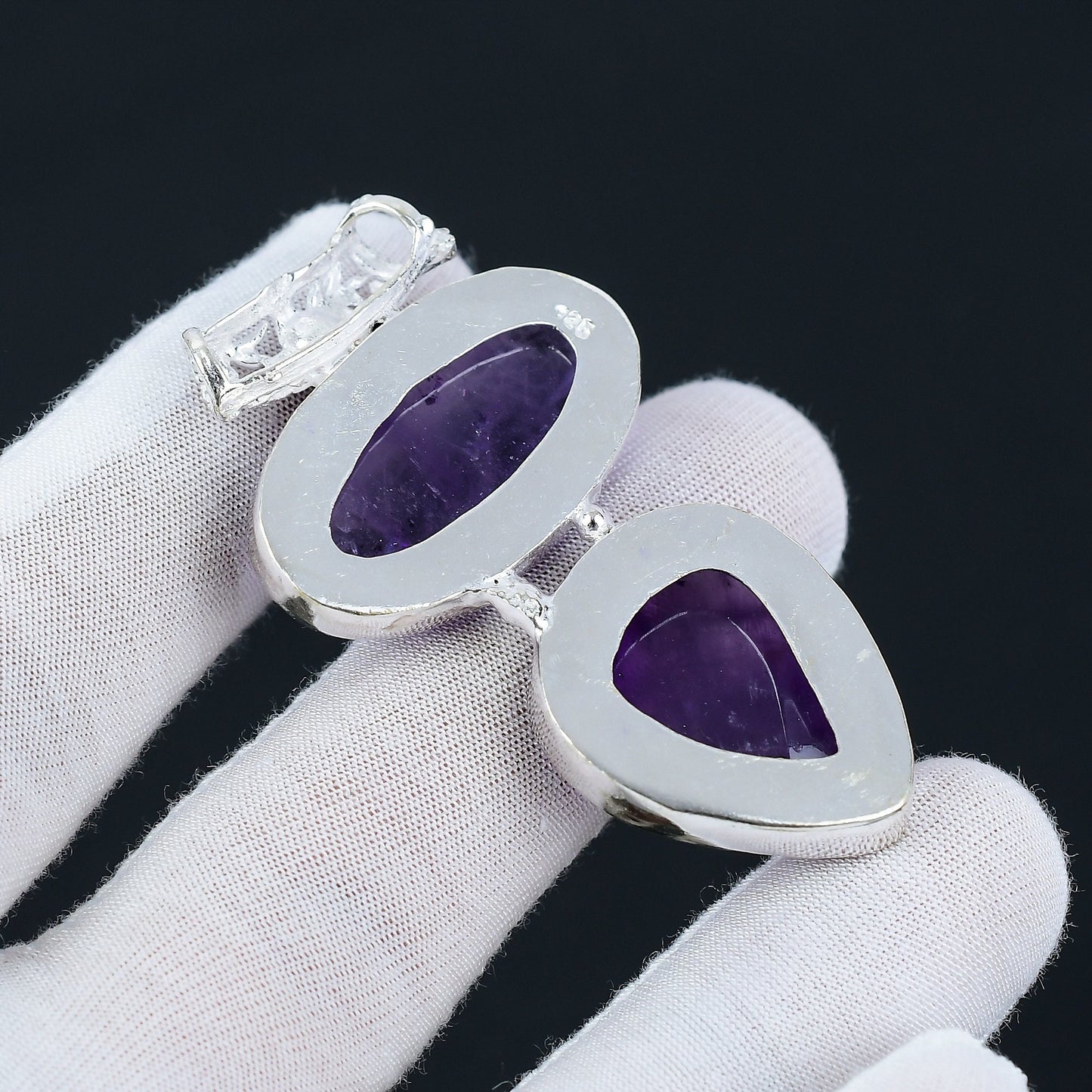 Purple Amethyst Gemstone Pendant