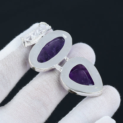Purple Amethyst Gemstone Pendant