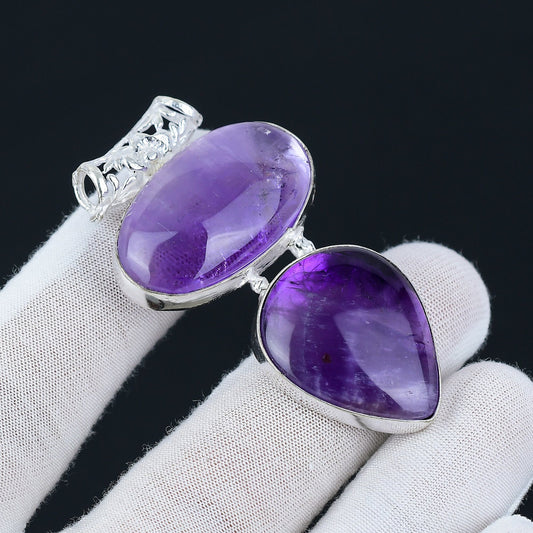 Purple Amethyst Gemstone Pendant