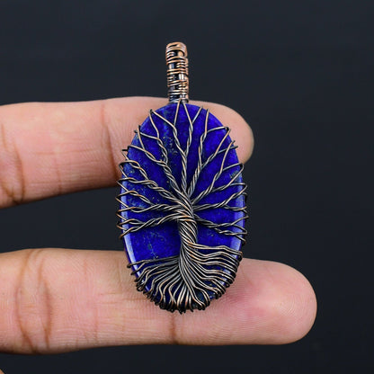 Blue Lapis Lazuli Gemstone Pendant
