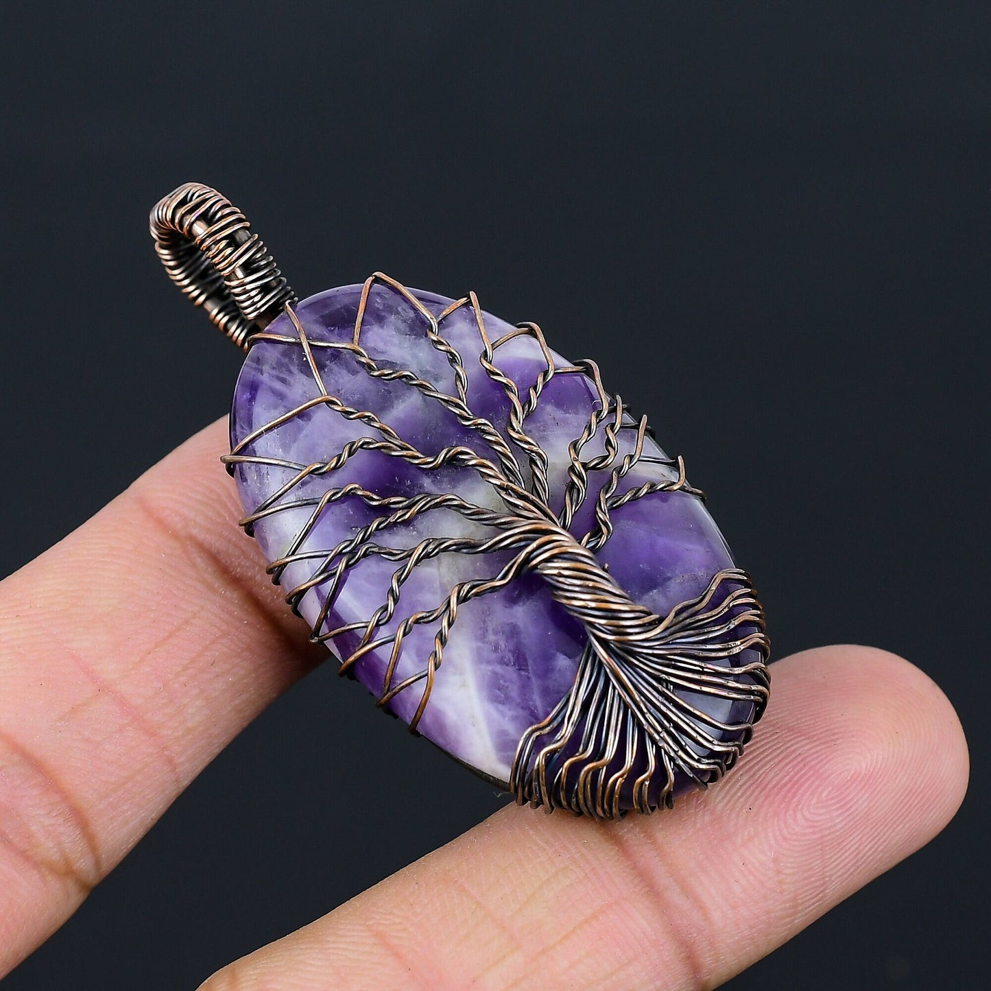 Purple Amethyst Gemstone Pendant
