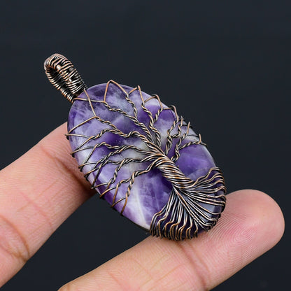 Purple Amethyst Gemstone Pendant