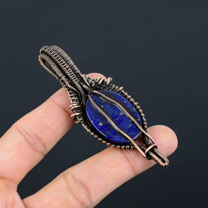 Blue Lapis Lazuli Gemstone Pendant