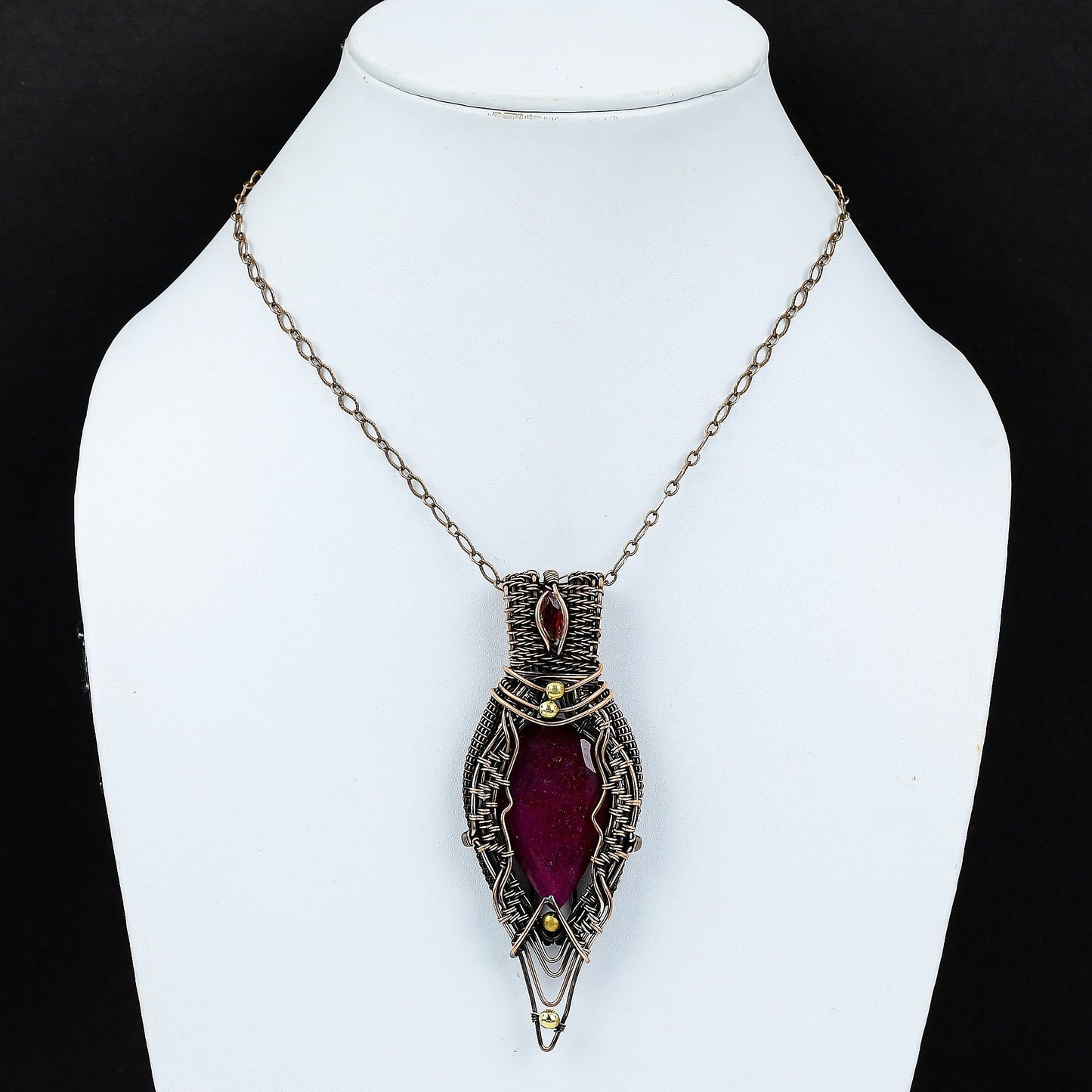 Red Ruby Gemstone Pendant
