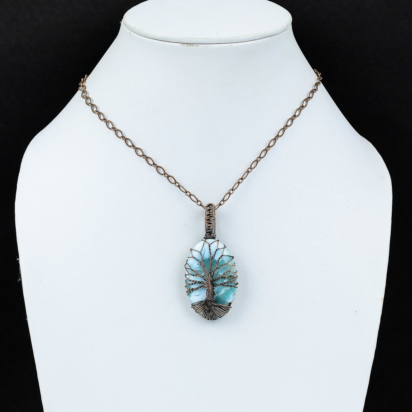 Blue Larimar Gemstone Pendant