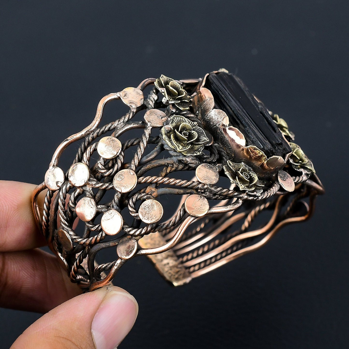 Black Tourmaline Gemstone Bracelet