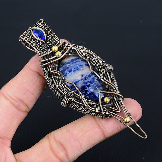 Blue Sodalite Gemstone Pendant