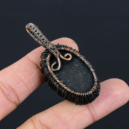 Blue Abalone Gemstone Pendant