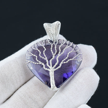 Purple Amethyst Gemstone Pendant