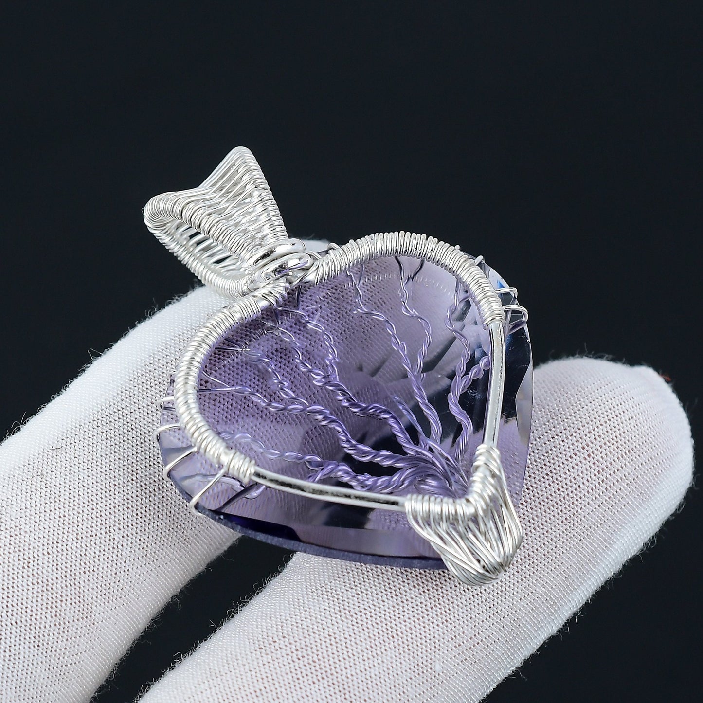 Purple Amethyst Gemstone Pendant