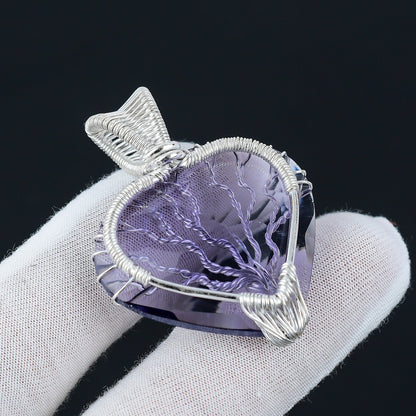 Purple Amethyst Gemstone Pendant