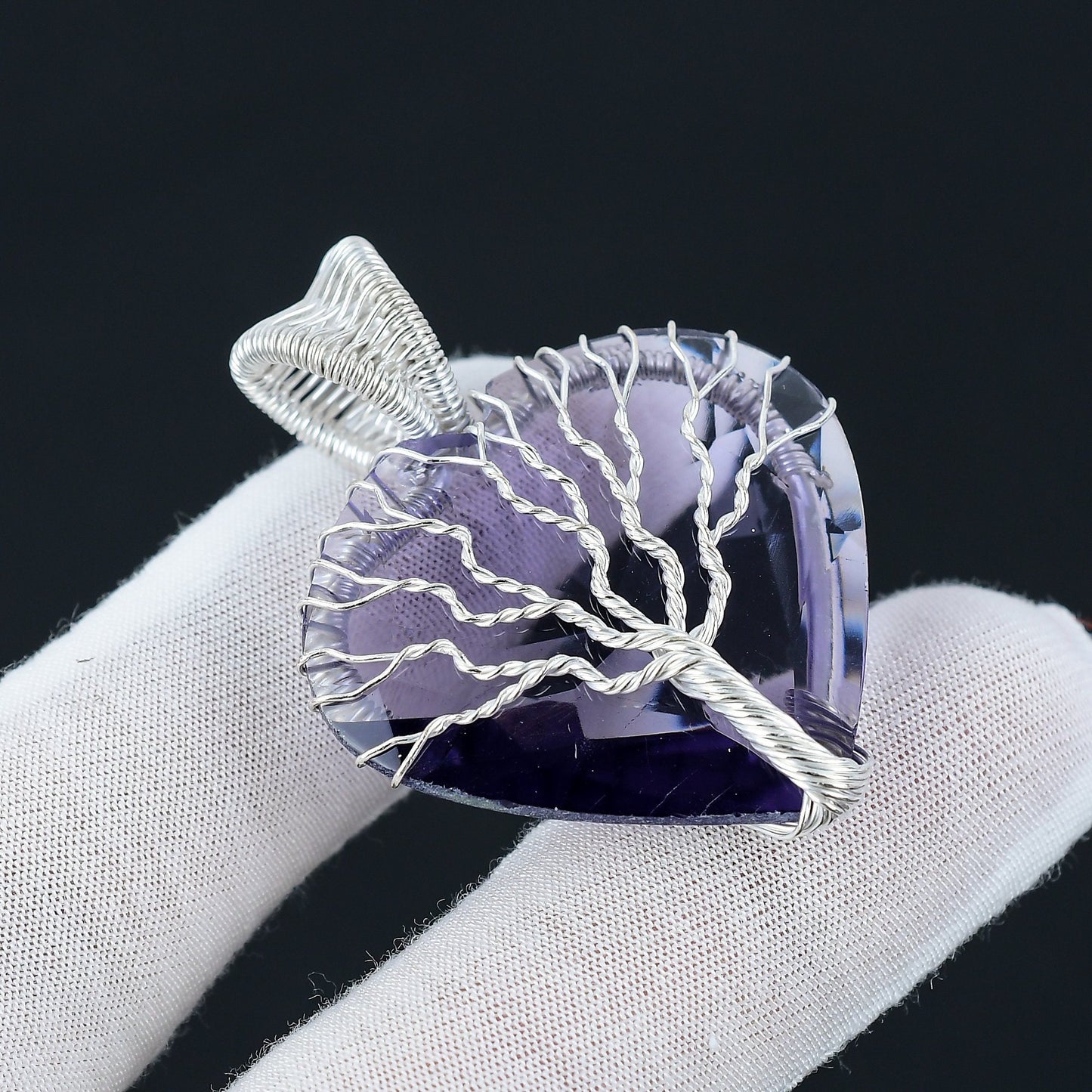 Purple Amethyst Gemstone Pendant