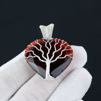 Red Garnet Gemstone Pendant
