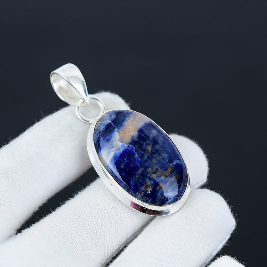 Blue Sodalite Gemstone Pendant
