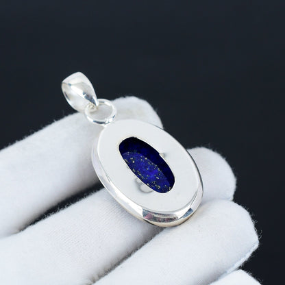 Blue Lapis Lazuli Gemstone Pendant