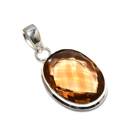 Peach Morganite Gemstone Pendant