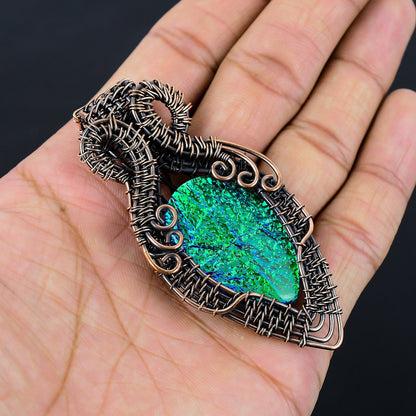 Blue Opal Gemstone Pendant