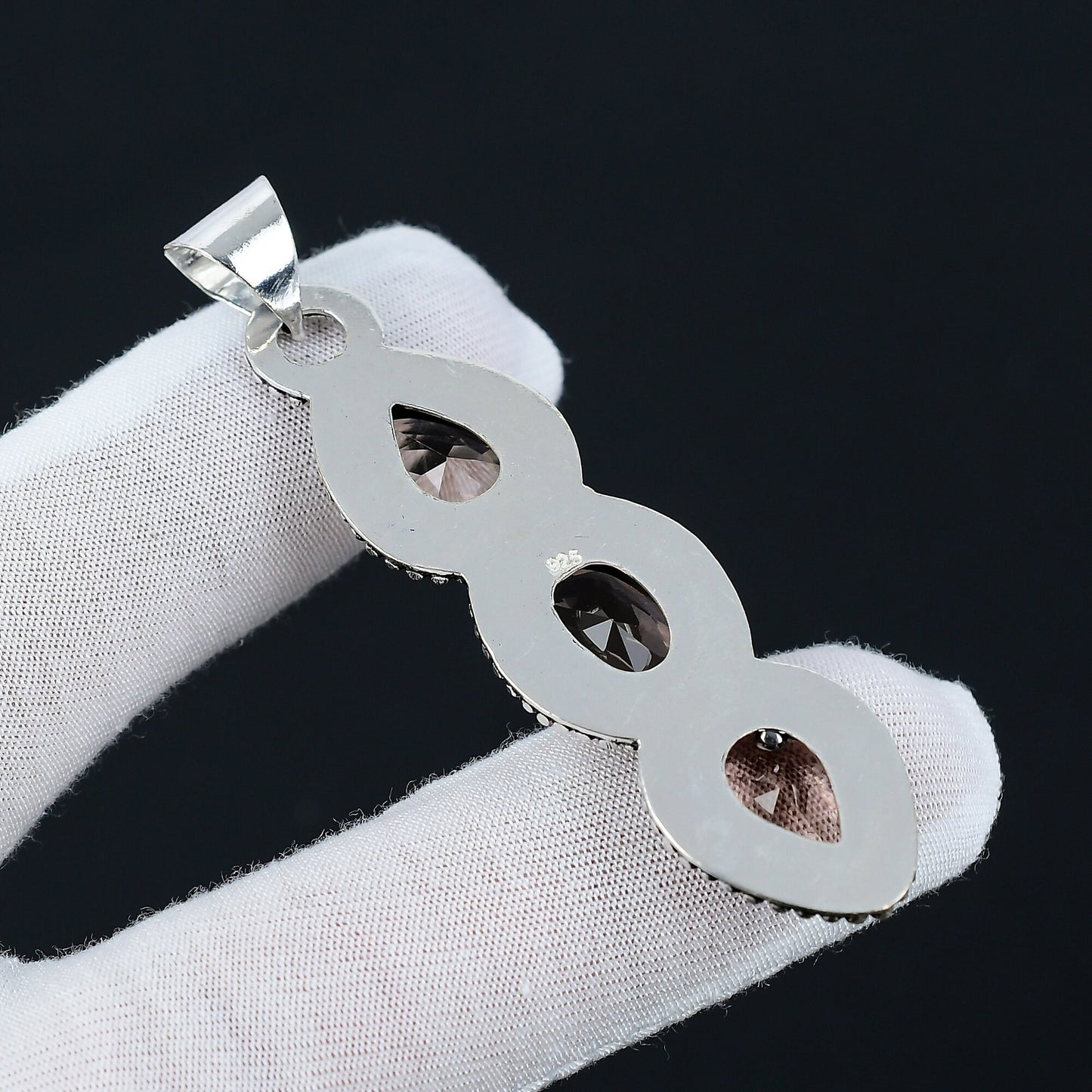 Peach Morganite Gemstone Pendant