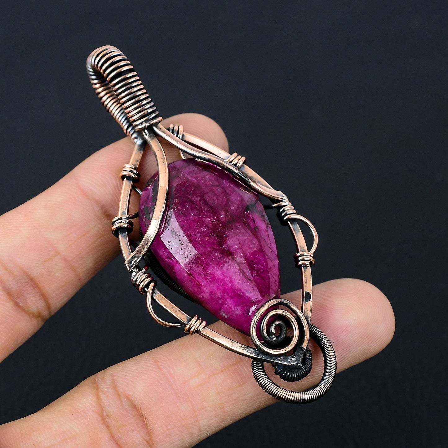 Red Ruby Gemstone Pendant