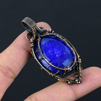Blue Sapphire Gemstone Pendant