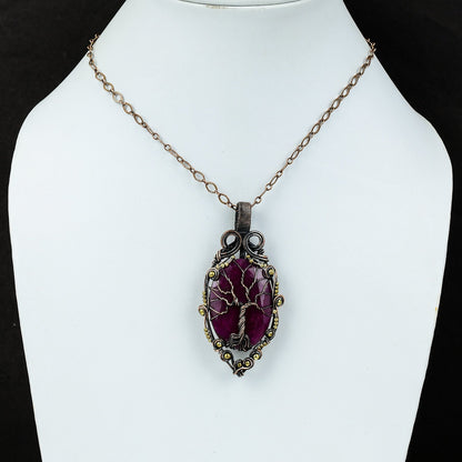 Kashmir Red Ruby Gemstone Pendant