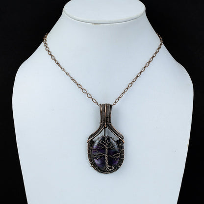 Purple Amethyst Gemstone Pendant