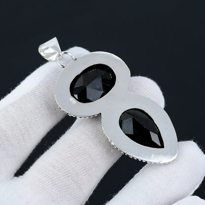 Black Spinel Gemstone Pendant