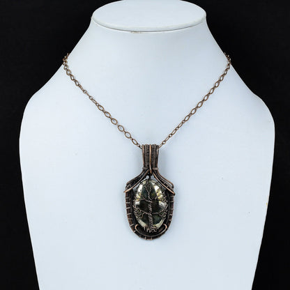 Golden Pyrite Gemstone Pendant