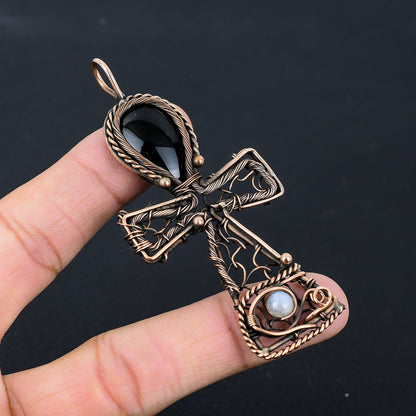 Black Obsidian Gemstone Pendant