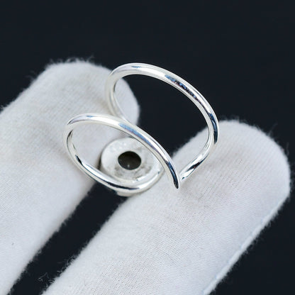White Topaz Gemstone Ring