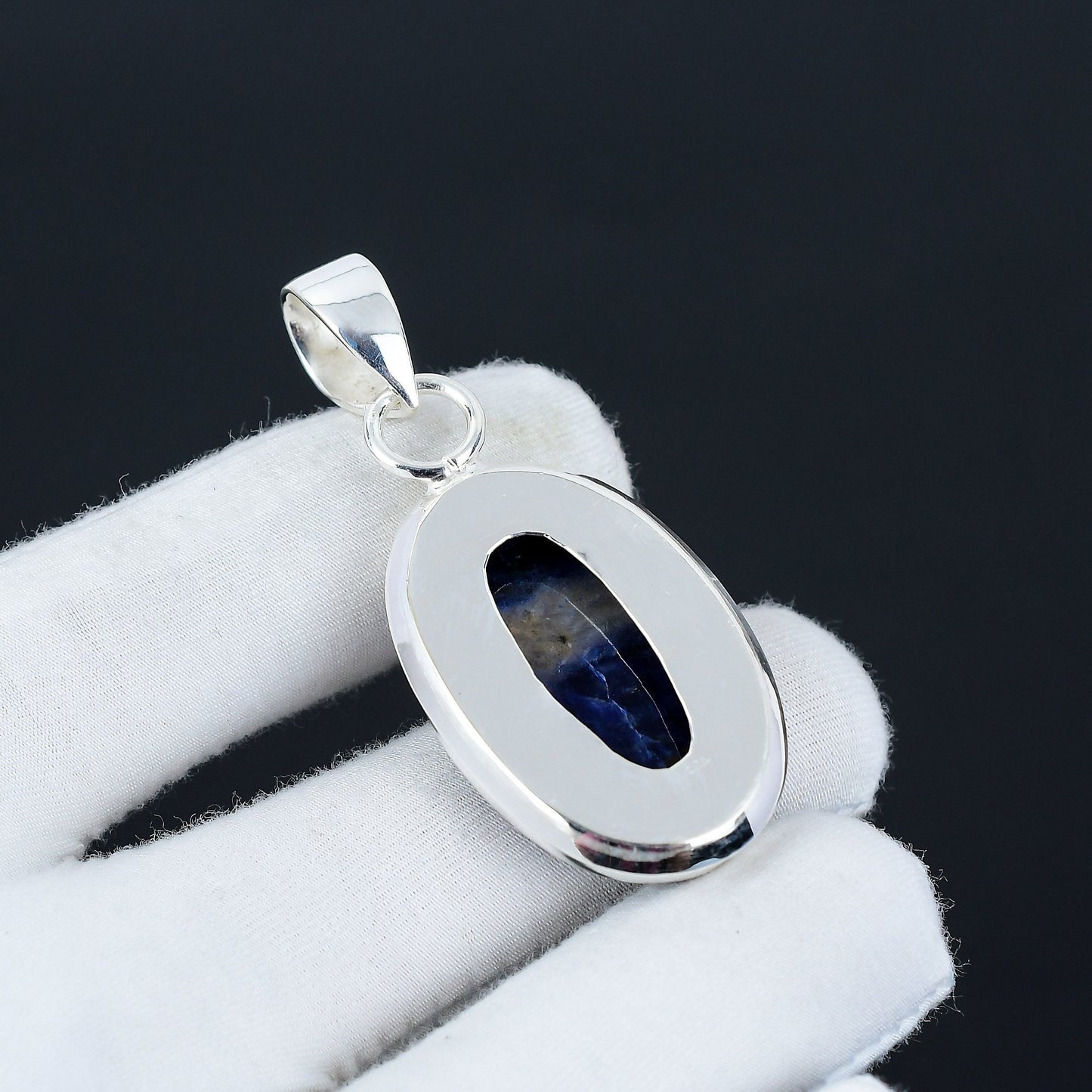 Blue Sodalite Gemstone Pendant