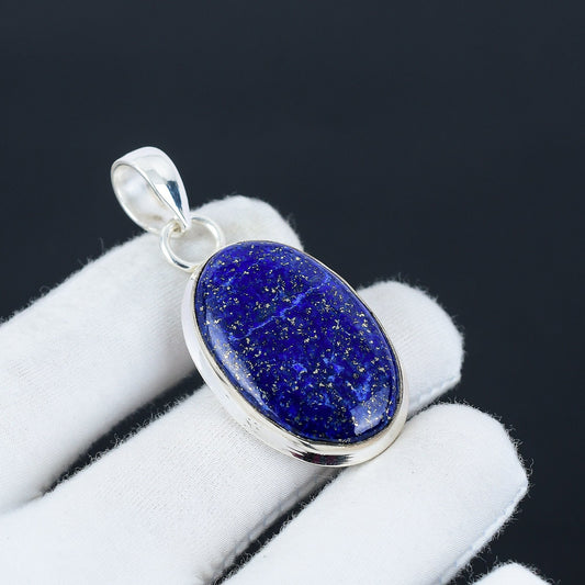 Blue Lapis Lazuli Gemstone Pendant