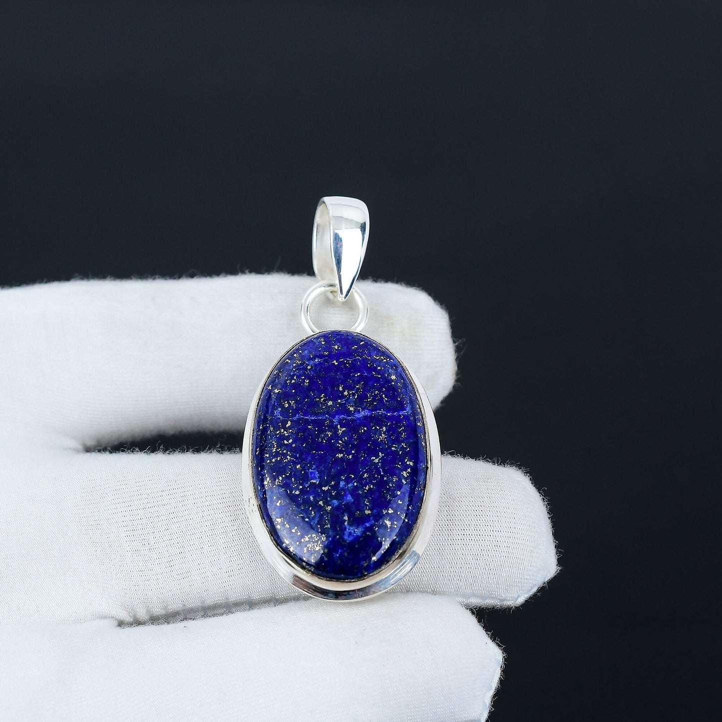 Blue Lapis Lazuli Gemstone Pendant