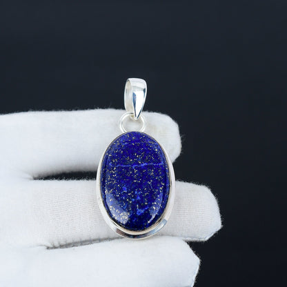 Blue Lapis Lazuli Gemstone Pendant