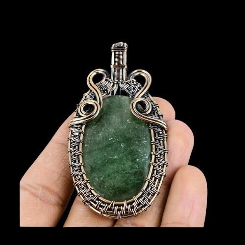 Green Aventurine Gemstone Pendant