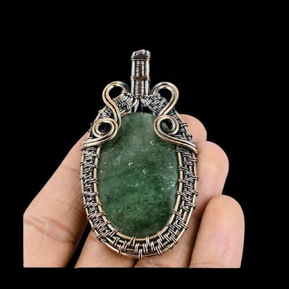 Green Aventurine Gemstone Pendant