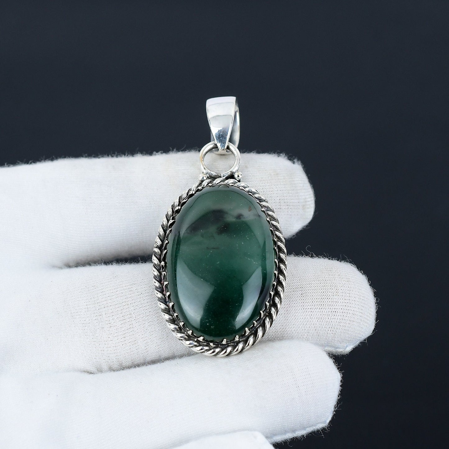 Green Aventurine Gemstone Pendant