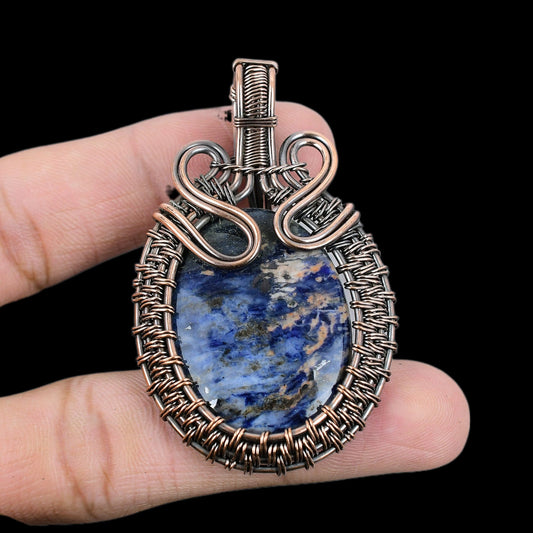 Blue Sodalite Gemstone Pendant