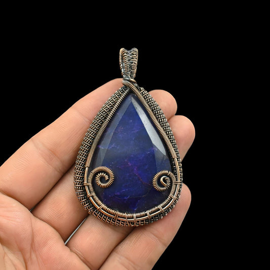 Blue Sapphire Gemstone Pendant