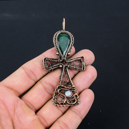 Green Emerald Gemstone Pendant