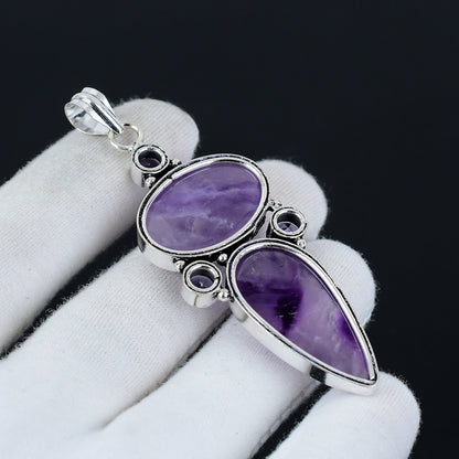 Purple Amethyst Gemstone Pendant