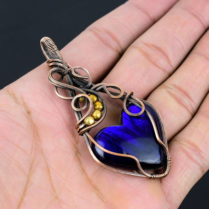 Blue Labradorite Gemstone Pendant