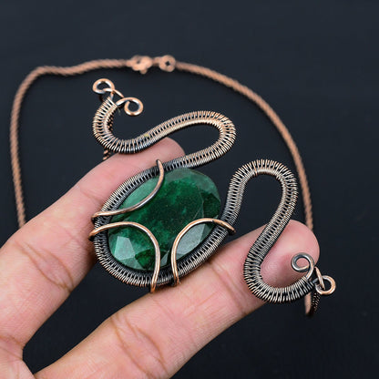 Emerald Green Gemstone Pendant