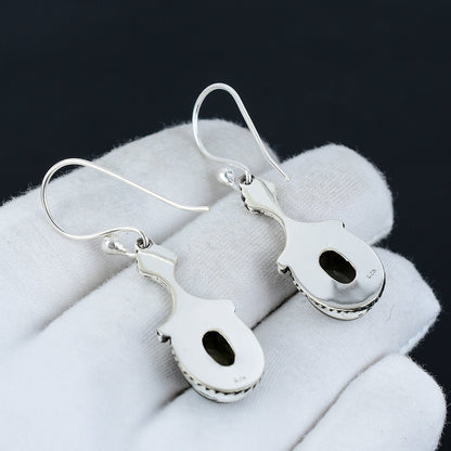 Blue Labradorite Gemstone Earrings