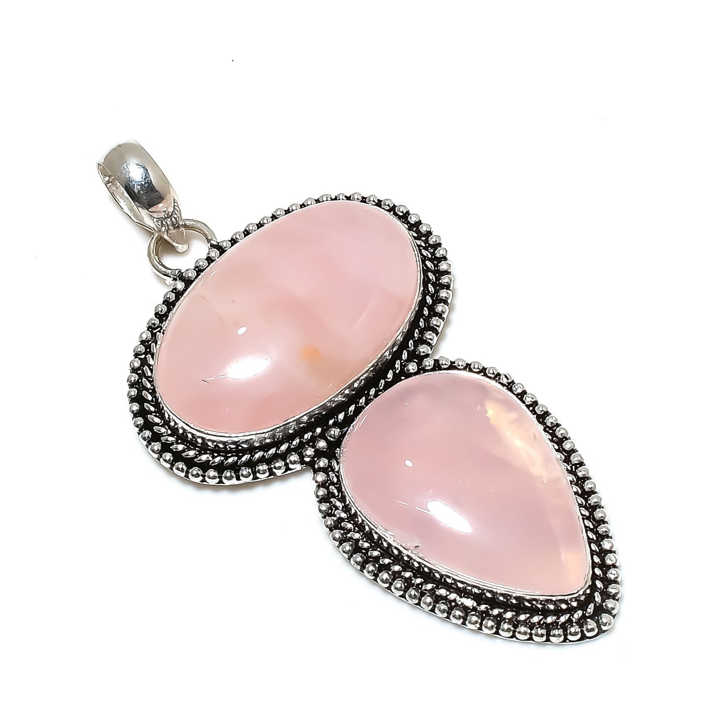 Rose Quartz Gemstone Pendant