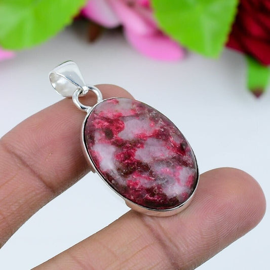 Pink Thulite Gemstone Pendant