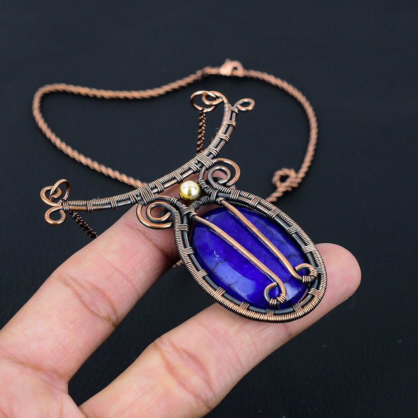 Blue Sapphire Gemstone Pendant