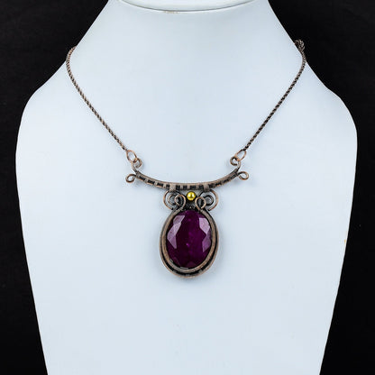 Red Ruby Gemstone Pendant