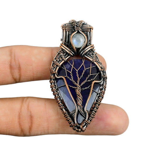 Blue Sapphire Gemstone Pendant
